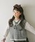 【KIDS】TEE付きで簡単レイヤード！チルデンニットベスト