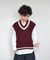【KIDS】TEE付きで簡単レイヤード！チルデンニットベスト