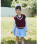 【KIDS】TEE付きで簡単レイヤード！チルデンニットベスト