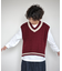 【KIDS】TEE付きで簡単レイヤード！チルデンニットベスト
