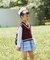 【KIDS】TEE付きで簡単レイヤード！チルデンニットベスト