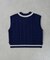 【KIDS】TEE付きで簡単レイヤード！チルデンニットベスト