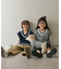【KIDS】TEE付きで簡単レイヤード！チルデンニットベスト