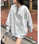 【ロングシーズン着回し】【ユニセックス】ヴィンテージ切り替えスウェット