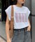 梨地フレンチスリーブアソートプリントTee