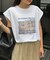 梨地フレンチスリーブアソートプリントTee