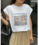 梨地フレンチスリーブアソートプリントTee