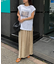 梨地フレンチスリーブアソートプリントTee