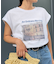 梨地フレンチスリーブアソートプリントTee