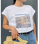 梨地フレンチスリーブアソートプリントTee
