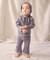 【BABY】【Qinn】ボーダーリブレギンスパンツ