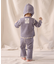 【BABY】【Qinn】ボーダーリブレギンスパンツ