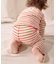【BABY】【Qinn】ボーダーリブレギンスパンツ