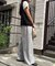 2WAYメランジメッシュニットベスト