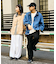 【ユニセックス】レザーカラーウエスタンデニムジャケット/セットアップアイテムあり
