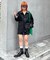 【ユニセックス】レザーカラーウエスタンデニムジャケット/セットアップアイテムあり