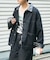 【ユニセックス】レザーカラーウエスタンデニムジャケット/セットアップアイテムあり