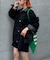 【ユニセックス】レザーカラーウエスタンデニムジャケット/セットアップアイテムあり