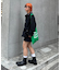 【ユニセックス】レザーカラーウエスタンデニムジャケット/セットアップアイテムあり