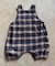 【KIDS/BABY】チェック柄サロペットロンパース
