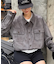 【UNISEX】レザーシャツジャケット