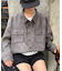 【UNISEX】レザーシャツジャケット