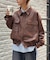 【UNISEX】レザーシャツジャケット