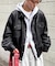 【UNISEX】レザーシャツジャケット