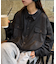 【UNISEX】レザーシャツジャケット