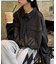 【UNISEX】レザーシャツジャケット