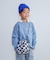 【KIDS】【男女兼用】ポイントロゴ刺繍オーバースウェット