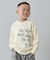 【KIDS】【男女兼用】ポイントロゴ刺繍オーバースウェット