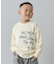 【KIDS】【男女兼用】ポイントロゴ刺繍オーバースウェット