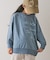 【KIDS】【男女兼用】ポイントロゴ刺繍オーバースウェット