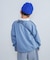 【KIDS】【男女兼用】ポイントロゴ刺繍オーバースウェット