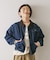 【KIDS】【男女兼用】ポイントロゴ刺繍オーバースウェット