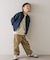 【KIDS】【男女兼用】ポイントロゴ刺繍オーバースウェット