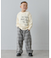 【KIDS】【男女兼用】ポイントロゴ刺繍オーバースウェット