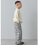 【KIDS】【男女兼用】ポイントロゴ刺繍オーバースウェット
