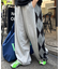 【UNISEX】アーガイルニットスウェットパンツ