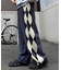 【UNISEX】アーガイルニットスウェットパンツ