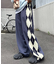 【UNISEX】アーガイルニットスウェットパンツ