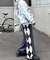 【UNISEX】アーガイルニットスウェットパンツ