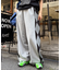 【UNISEX】アーガイルニットスウェットパンツ