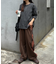 【UNISEX】アーガイルニットスウェットパンツ