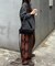 【UNISEX】アーガイルニットスウェットパンツ