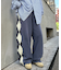 【UNISEX】アーガイルニットスウェットパンツ