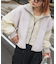 【etsinta】ファー切替ショートスタンドジャケット/WEB限定カラーあり