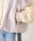 【etsinta】ファー切替ショートスタンドジャケット/WEB限定カラーあり
