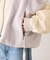【etsinta】ファー切替ショートスタンドジャケット